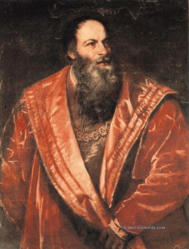  pietro Ölgemälde - Porträt von Pietro Aretino Tizian
